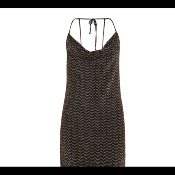 BCBGENERATION SLEEVELESS STRAPPY METALLIC DRESS - Picture 4 of 4